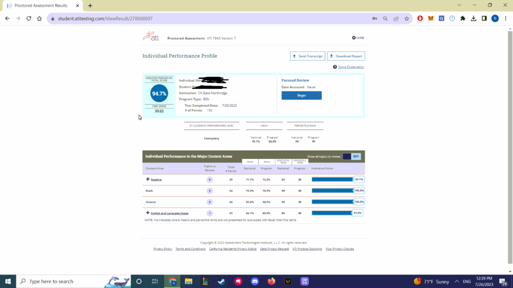 take my teas exam for me